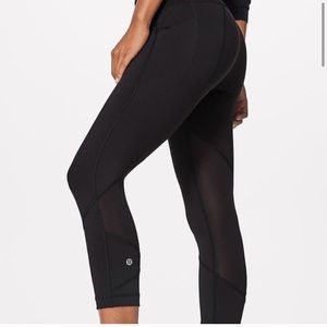 lulu lemon pace rival crop (4) - black